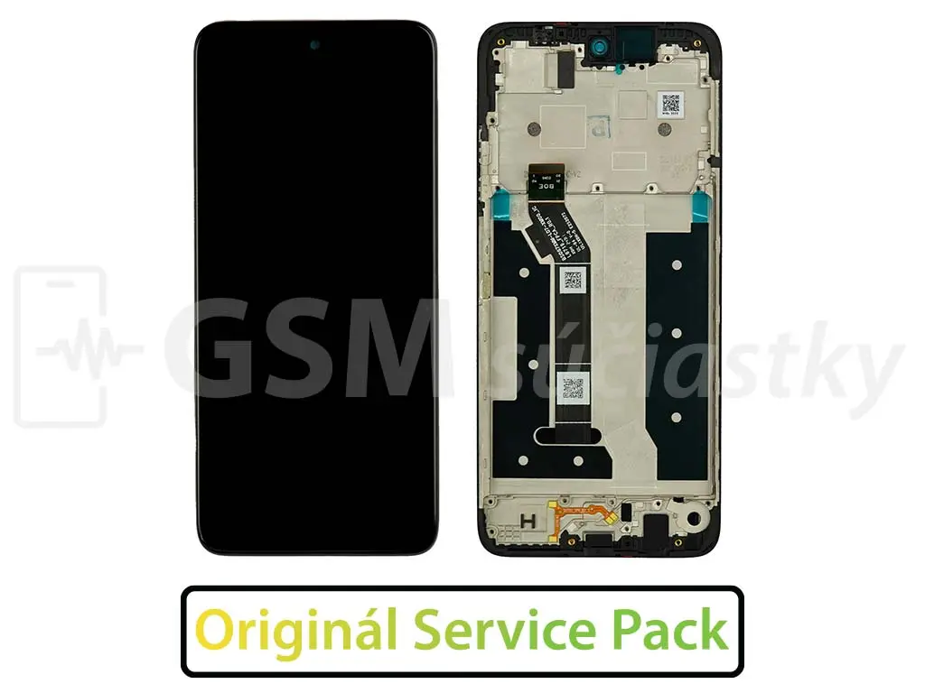 Motorola Moto G35 LCD displej + dotykové sklo + rám Originál