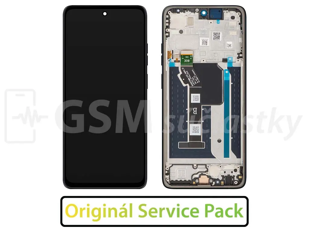 Motorola Moto G56 LCD displej + dotykové sklo + rám Originál
