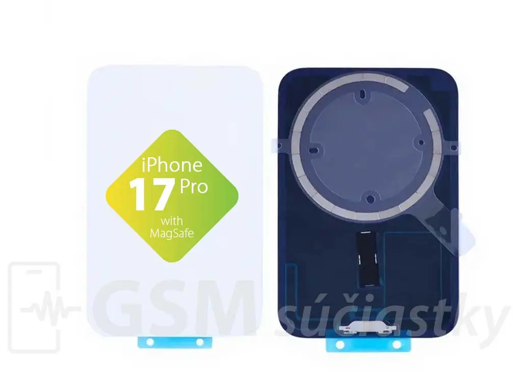 iPhone 17 Pro Zadní sklo housingu Silver
