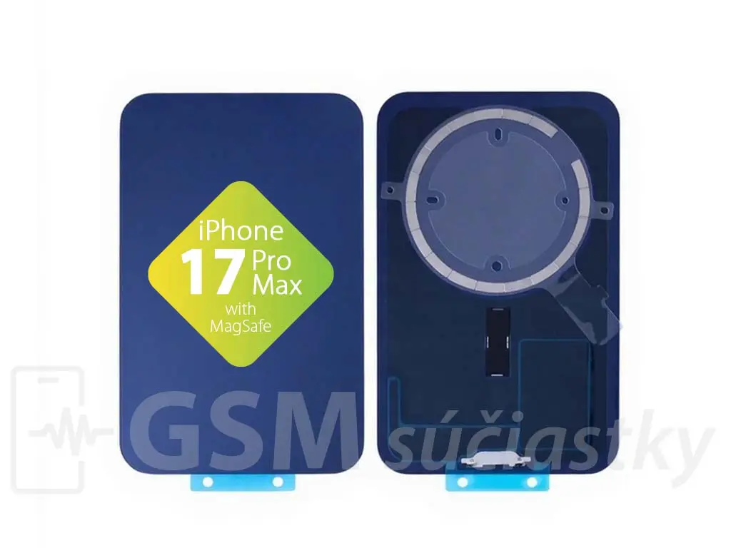 iPhone 17 Pro Max zadní sklo housingu Deep Blue