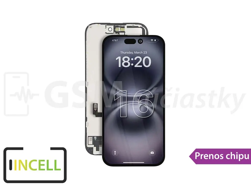 iPhone 16 LCD displej + dotykové sklo REPART incell HZ