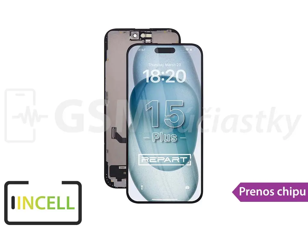 iPhone 15 Plus LCD displej + dotykové sklo incell