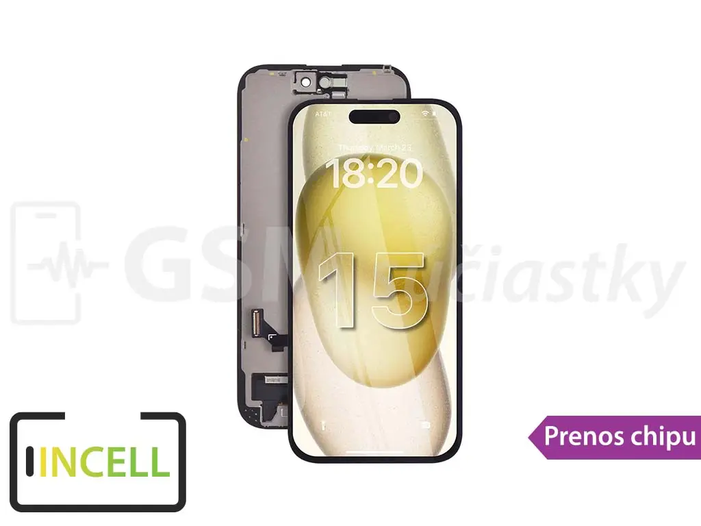 iPhone 15 LCD displej + dotykové sklo incell