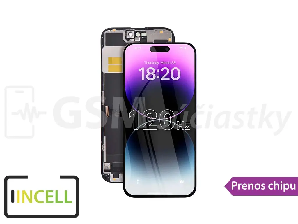 iPhone 14 Pro Max LCD displej + dotykové sklo REPART incell 120hz