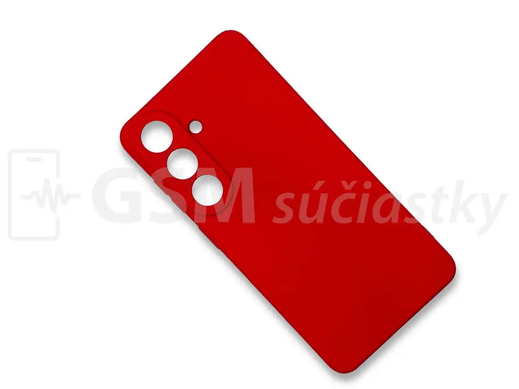 Silikonový kryt na mobil Samsung Galaxy S26, červený