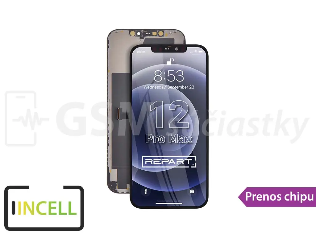 iPhone 12 Pro MAX LCD displej + dotykové sklo REPART incell hz