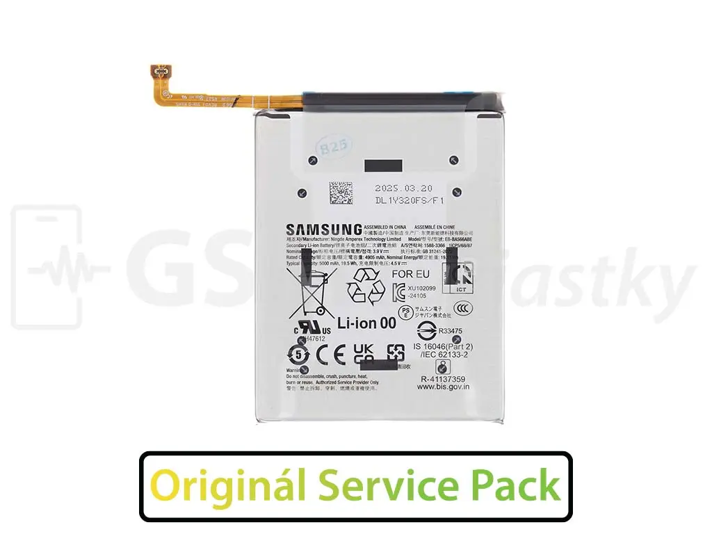 Originální baterie BA566ABE pro Samsung Galaxy A56, A36, A566B, A366B