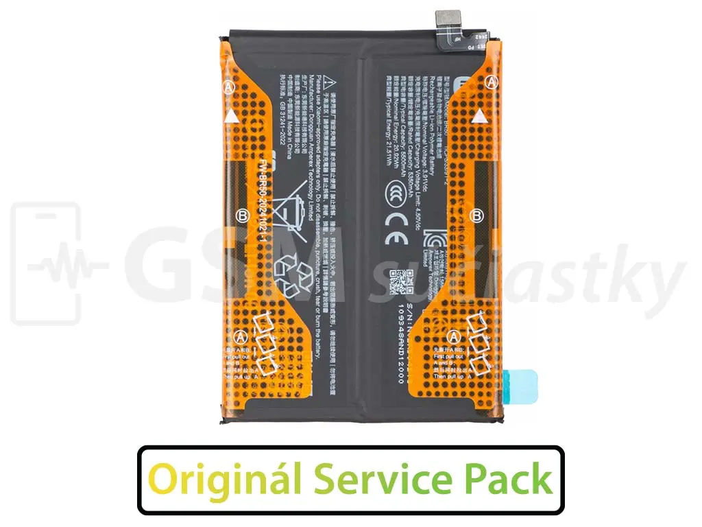 Originální baterie BR50 pro Xiaomi Redmi Note 14 4G