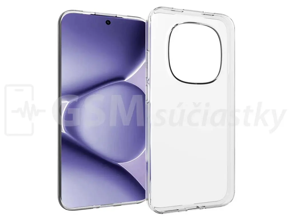Průhledné silikonové pouzdro Xiaomi Redmi Note 15 Pro Plus 1