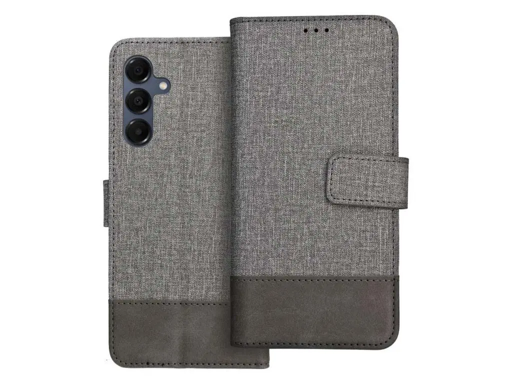 Peněženkový kryt pro Samsung Galaxy A17, šedý