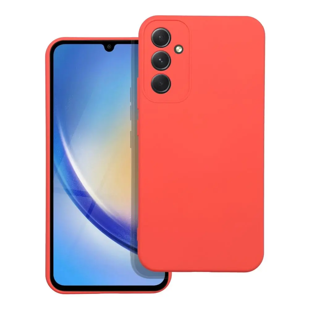 Silikonový kryt na Samsung Galaxy A37 5G, oranžový