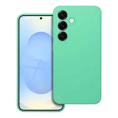 Silikonový 2mm kryt na Samsung Galaxy A57 5G, mátově zelený 1