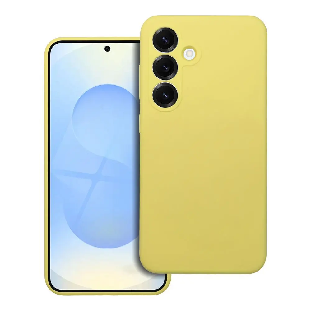 Silikonový 2mm kryt na Samsung Galaxy A57 5G, žlutý