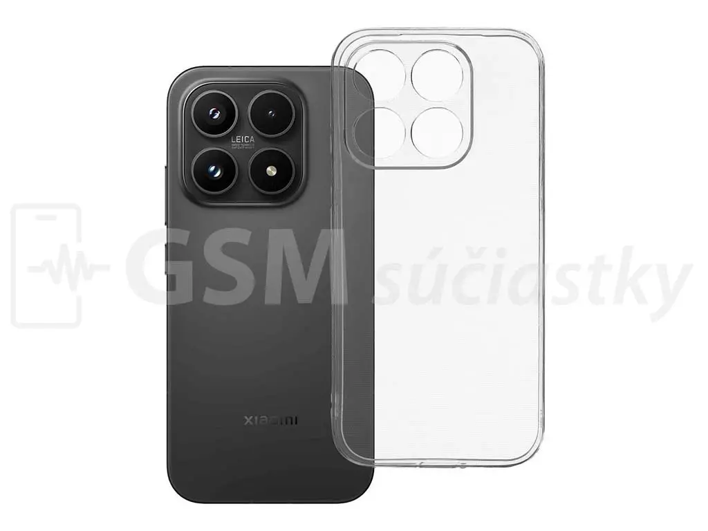 Průhledné silikonové pouzdro Xiaomi 17