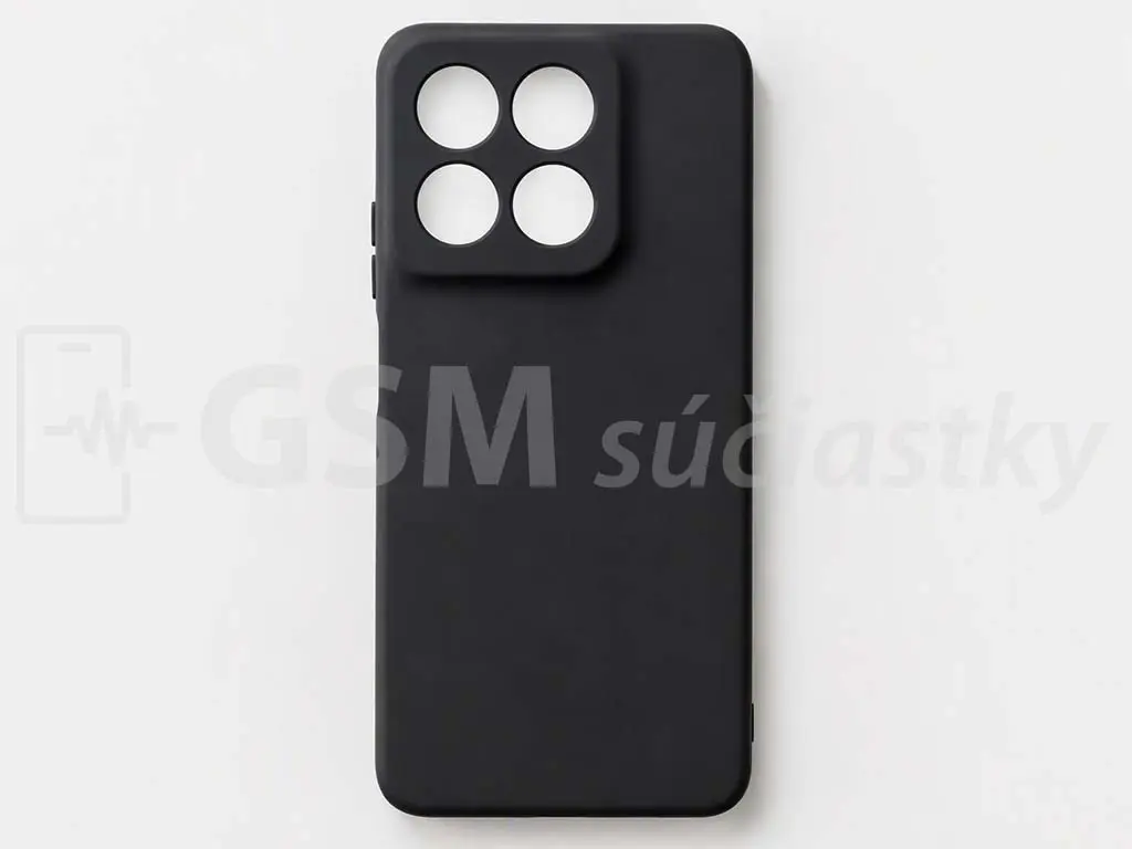 Silikonový kryt na mobil Motorola Moto G37, černý
