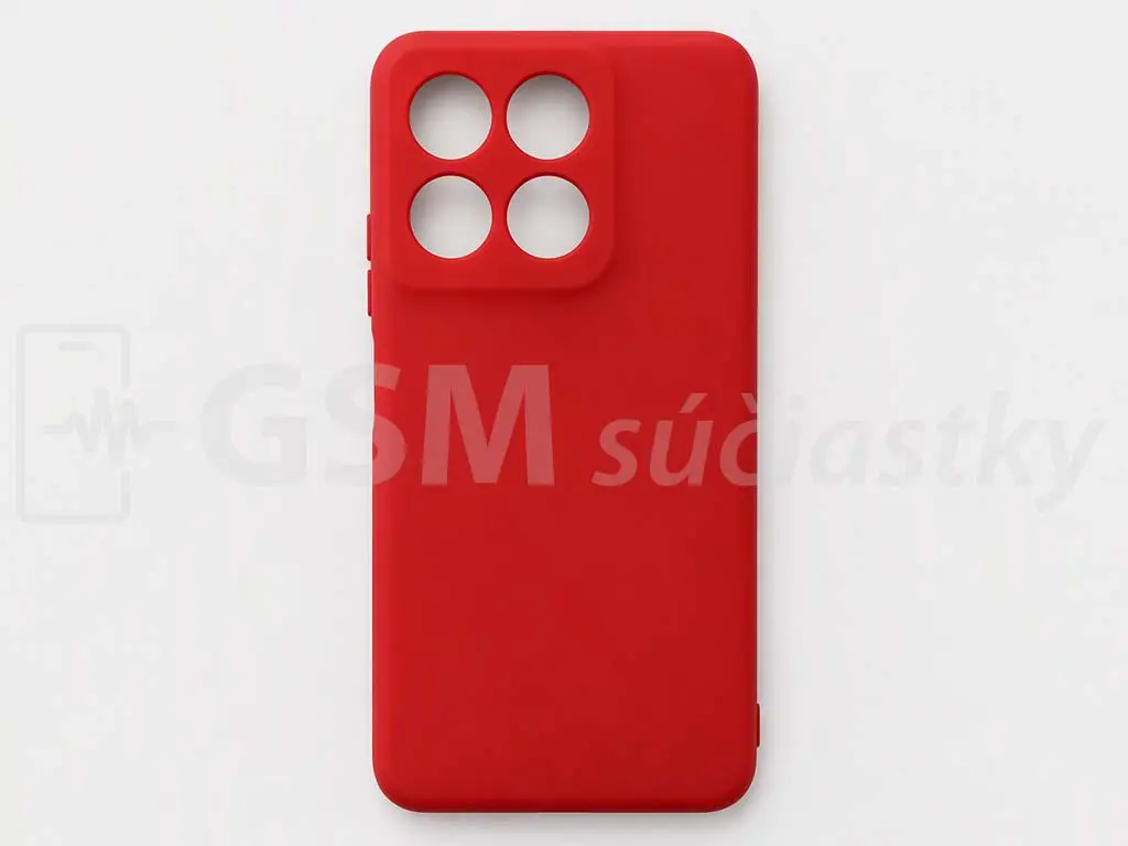 Silikonový kryt na mobil Motorola Moto G37, červený