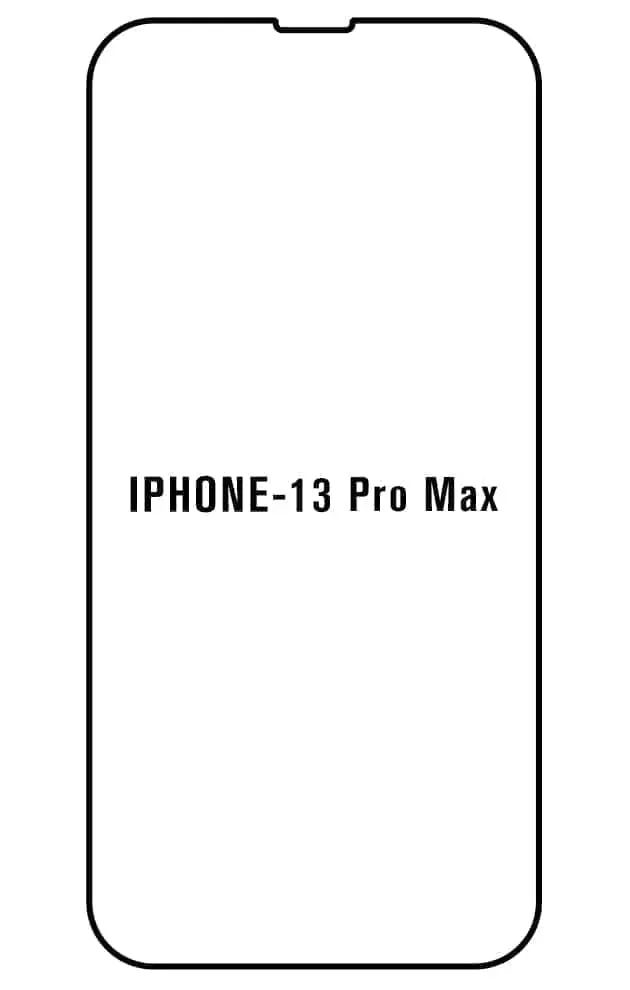 iPhone 13 Pro Max Přední Hydrogel ochranná fólie (Střih Přední 1, Typ fólie Proti modrému světlu)