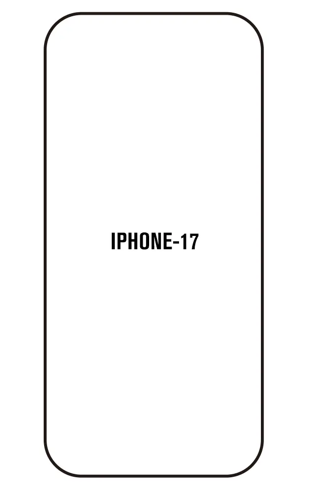iPhone 17 Přední Hydrogel ochranná fólie (Střih Přední 1, Typ fólie Proti modrému světlu)