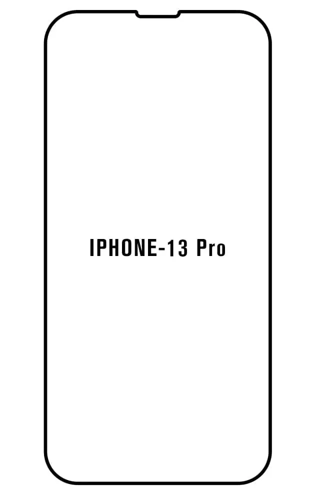 iPhone 13 Pro Přední Hydrogel ochranná fólie (Střih Přední 1, Typ fólie Proti modrému světlu)