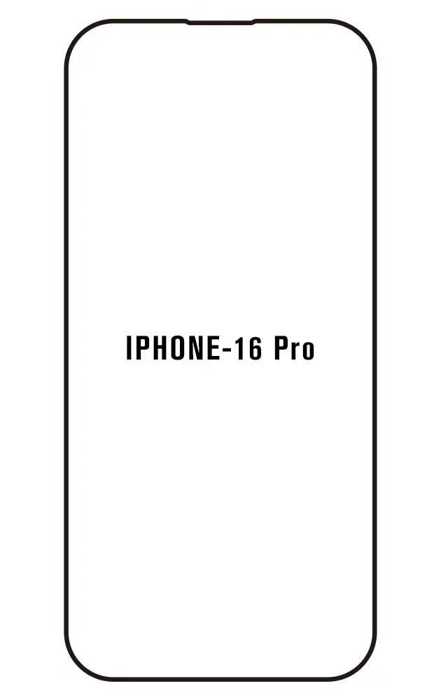 iPhone 16 Pro Přední Hydrogel ochranná fólie (Střih Přední 1, Typ fólie Proti modrému světlu)