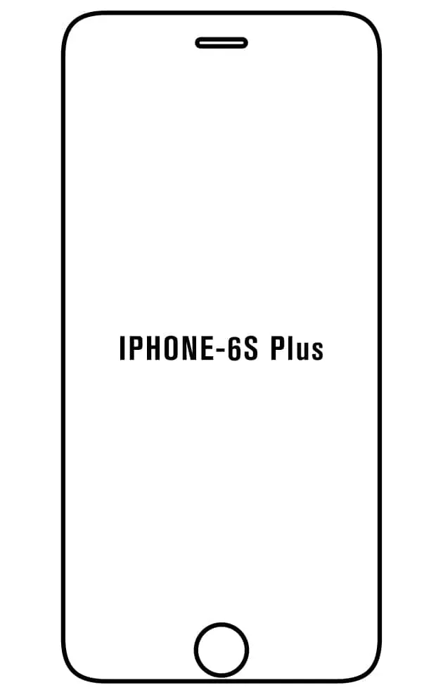 iPhone 6S Plus Přední Hydrogel ochranná fólie (Střih Přední 1, Typ fólie Proti modrému světlu)