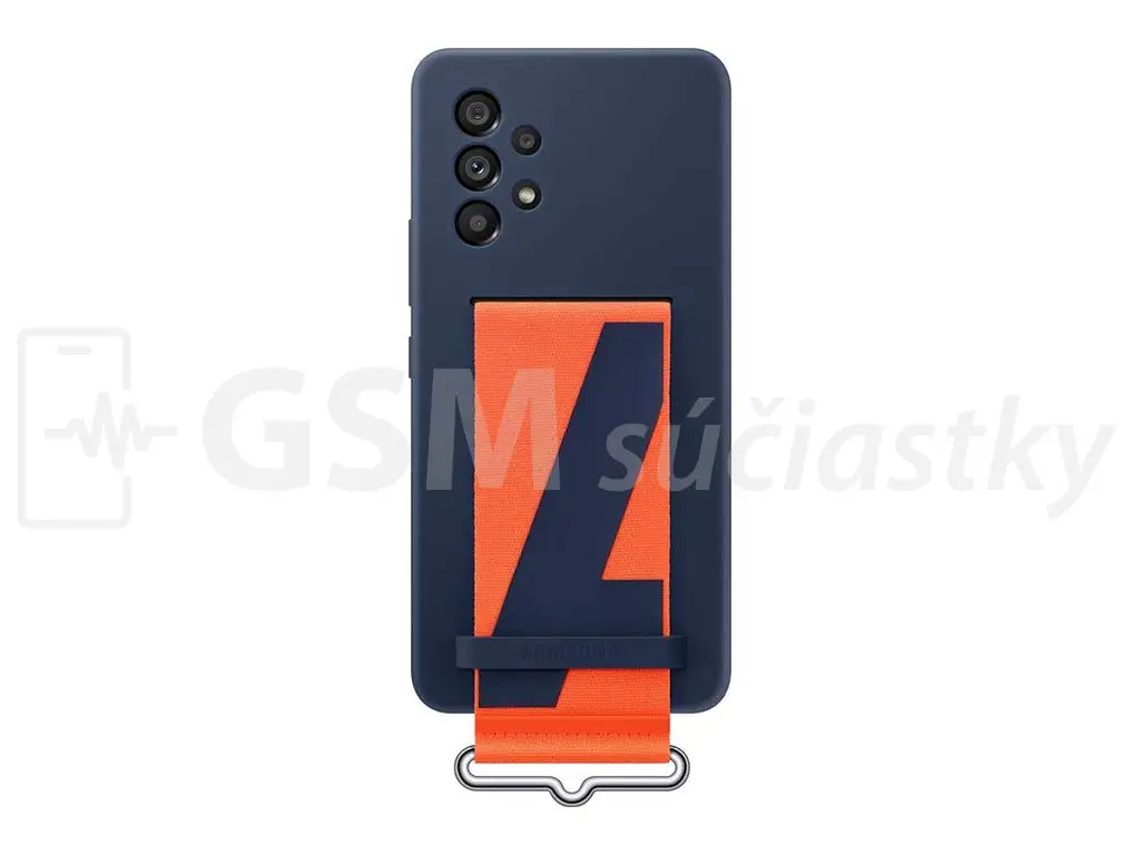 Samsung silikonový kryt s poutkem pro Galaxy A53 5G, modrý 1