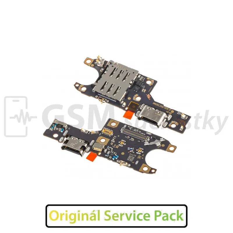 Deska nabíjení Honor 200 - nabíjecí konektor, mikrofon - Originál Service Pack