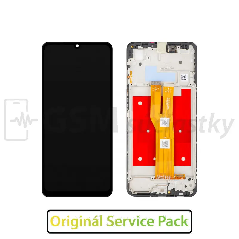 Samsung Galaxy A07 4G, A075 – LCD displej + dotykové sklo, šedý – Originál Service Pack