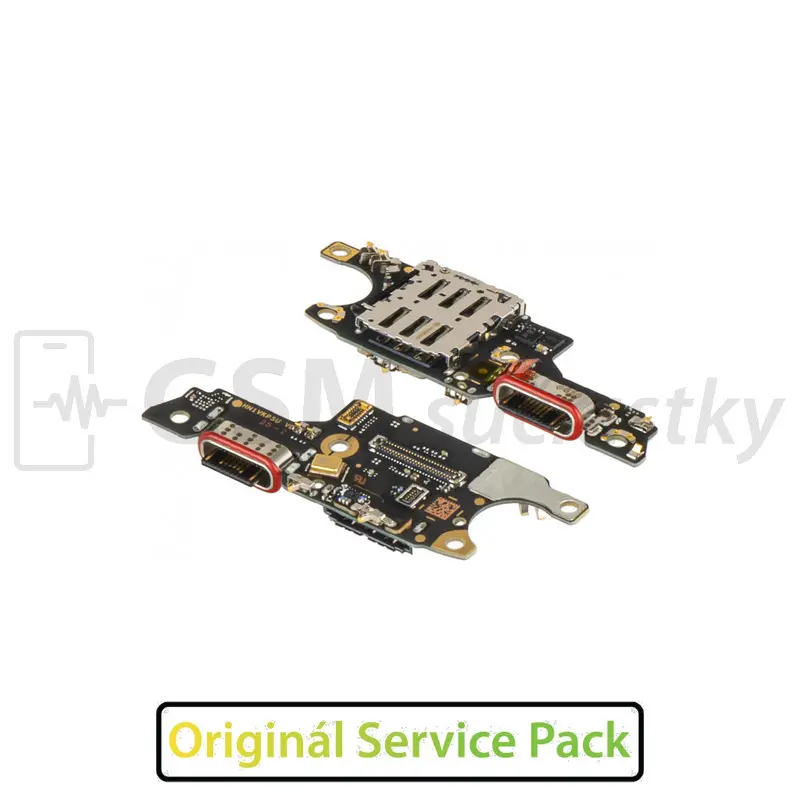 Deska nabíjení Honor 600 - nabíjecí konektor, mikrofon - Originál Service Pack