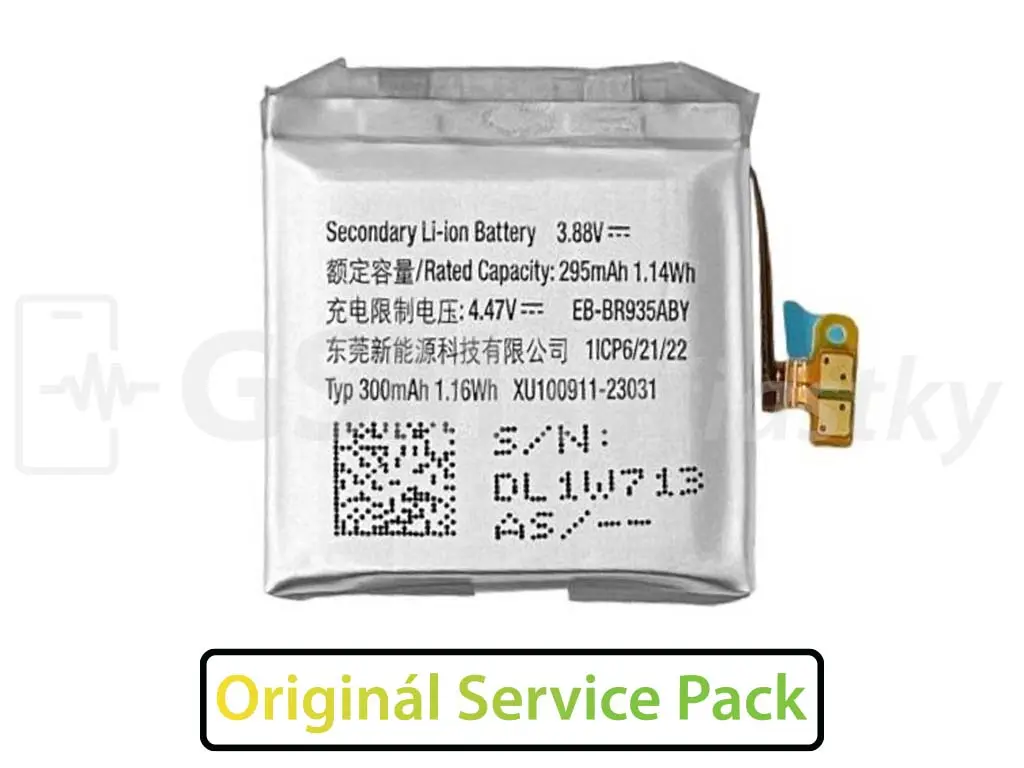 Originální baterie Samsung Galaxy Watch6 40 mm EB BR935ABY, 300 mAh