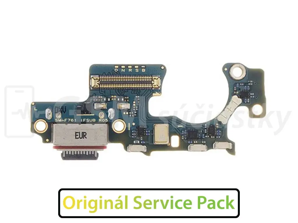 Originální PCB deska Samsung F761B Galaxy Z Flip 7 FE - nabíjecí konektor, mikrofon