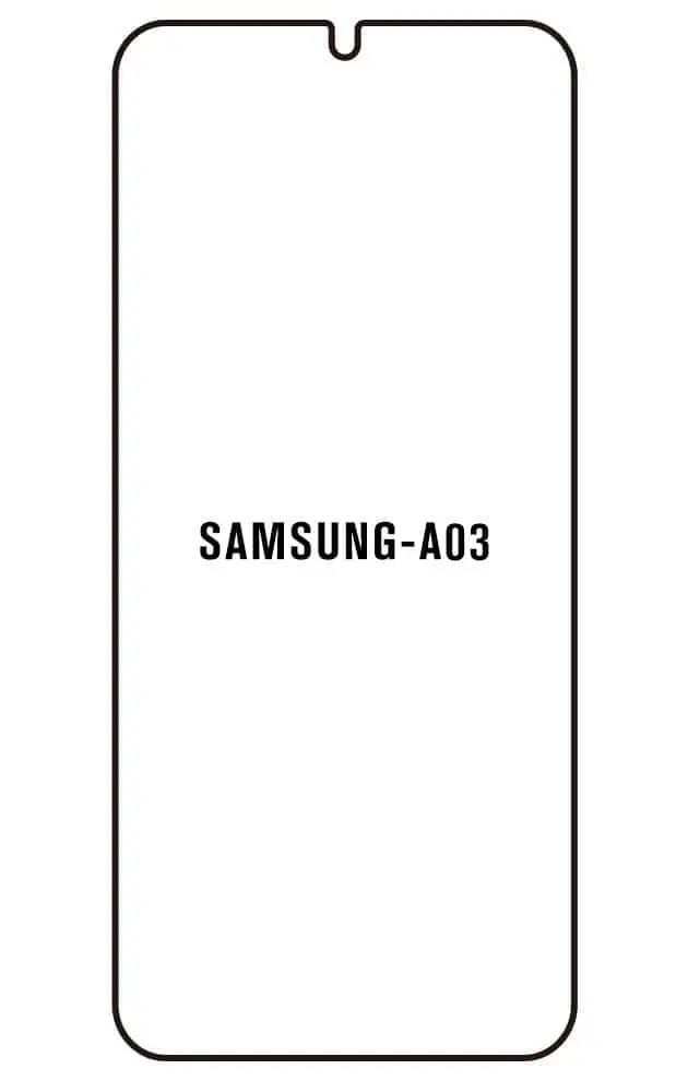 Samsung A03 Přední Hydrogel ochranná fólie