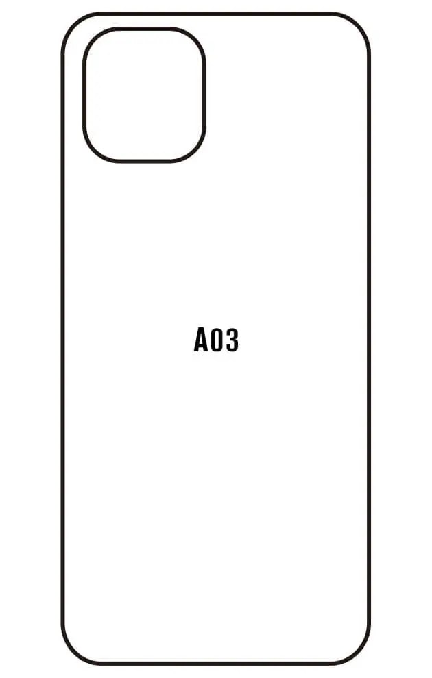 Samsung A03 Zadní Hydrogel ochranná fólie