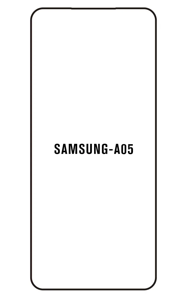 Samsung A05 Přední Hydrogel ochranná fólie