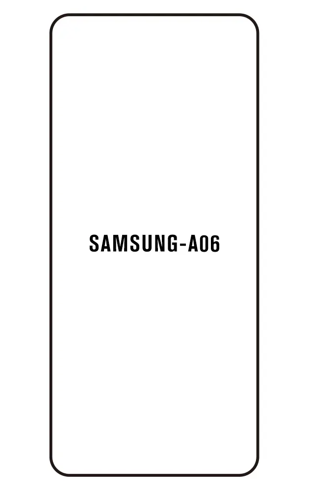 Samsung A06 Přední Hydrogel ochranná fólie