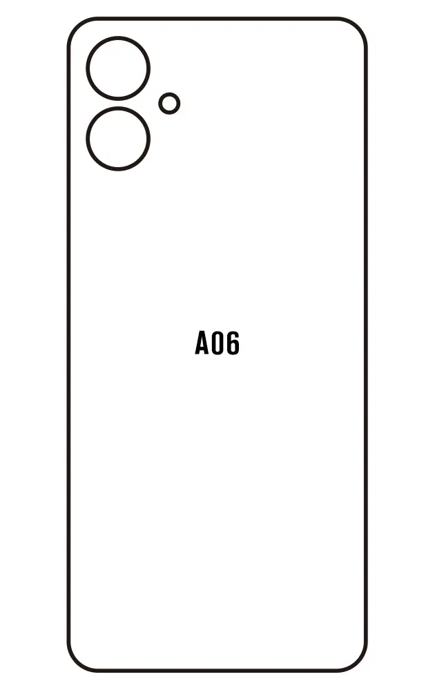 Samsung A06 Zadní Hydrogel ochranná fólie