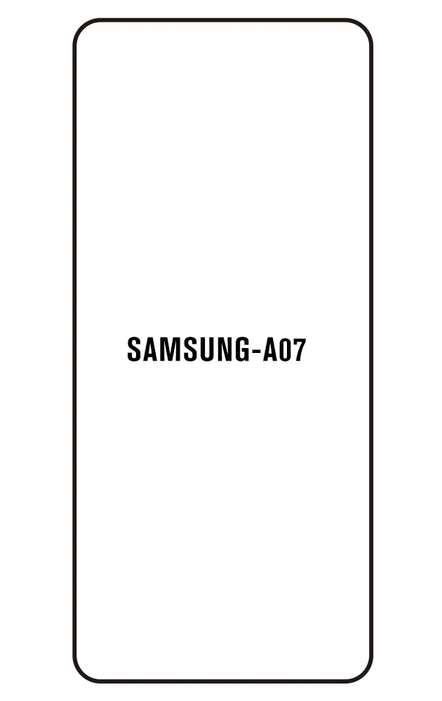 Samsung A07 4G Přední Hydrogel ochranná fólie