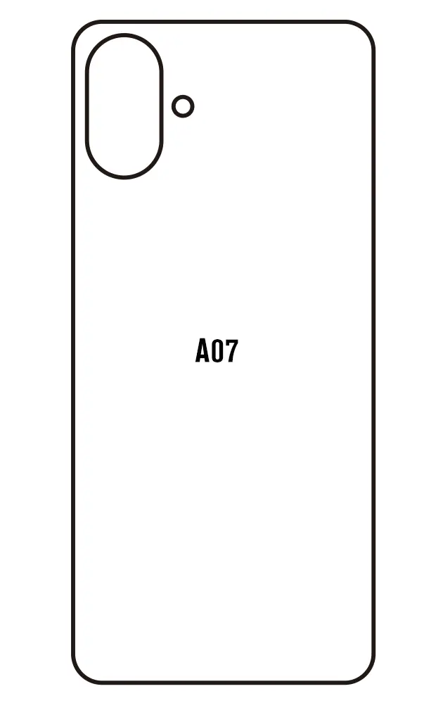 Samsung A07 4G Zadní Hydrogel ochranná fólie