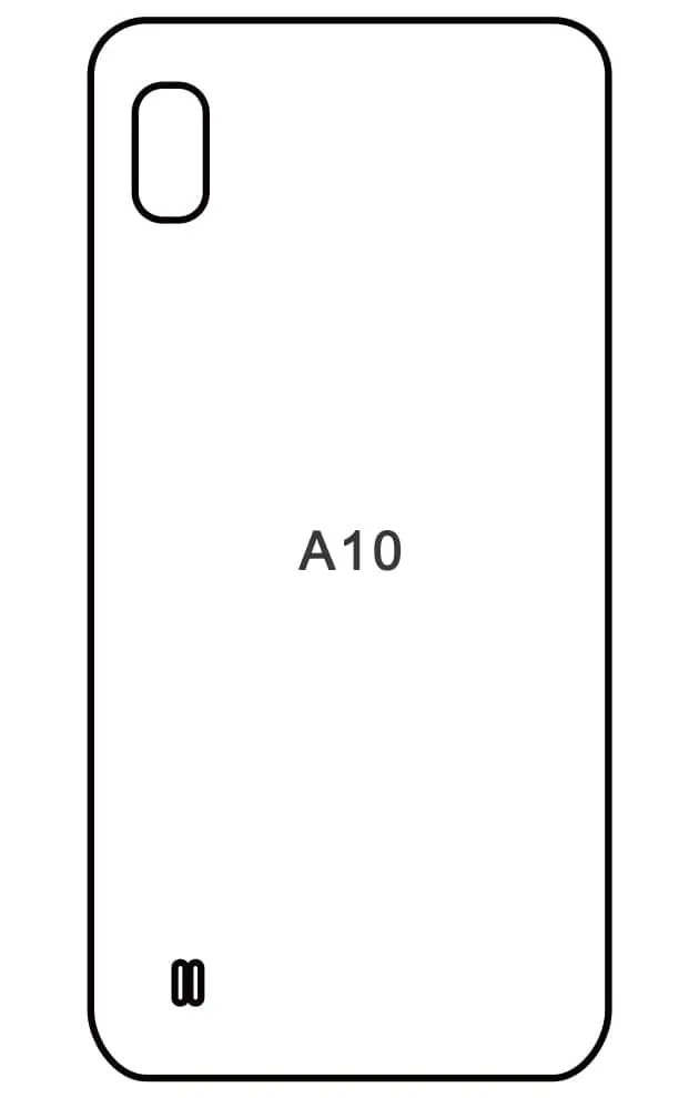 Samsung A10 Zadní Hydrogel ochranná fólie