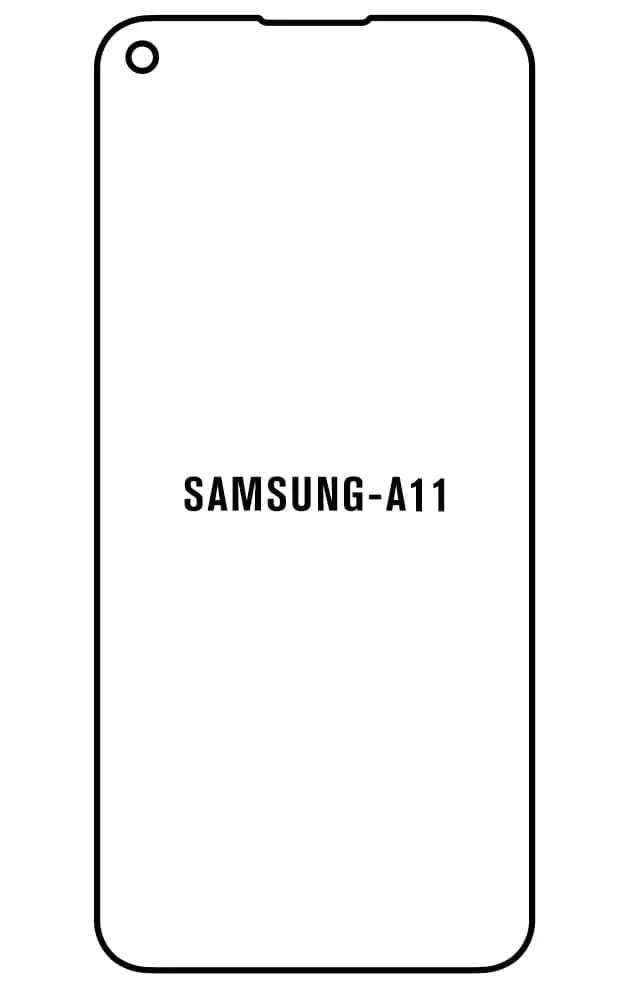 Samsung A11 Přední Hydrogel ochranná fólie