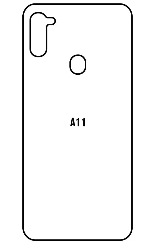 Samsung A11 Zadní Hydrogel ochranná fólie