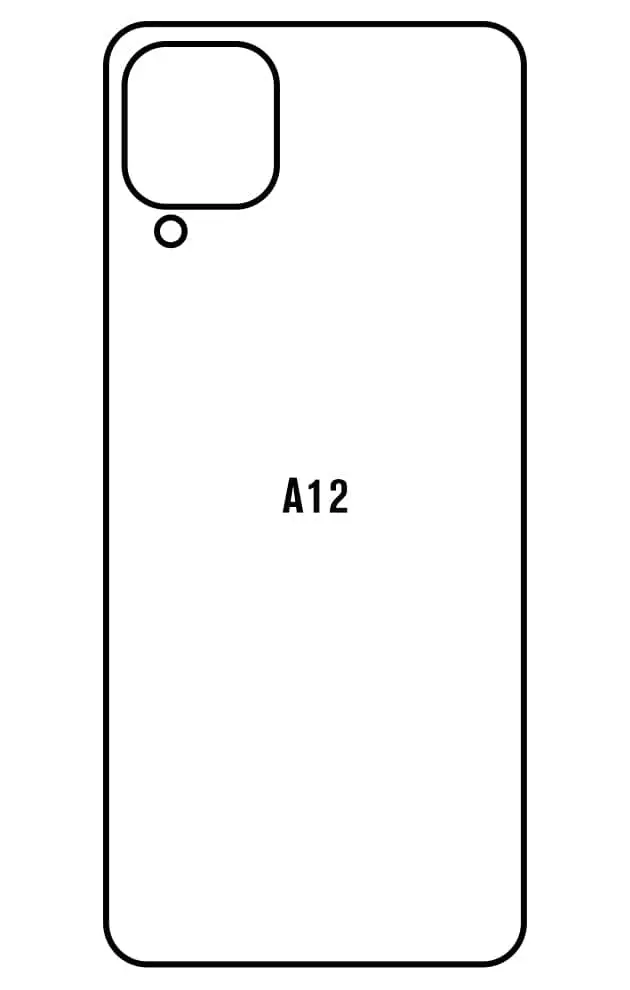 Samsung A12 / A12 Nacho Zadní Hydrogel ochranná fólie