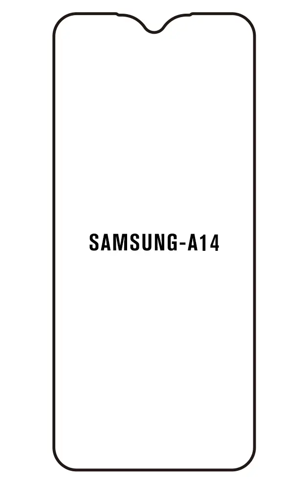 Samsung A14 4G Přední Hydrogel ochranná fólie