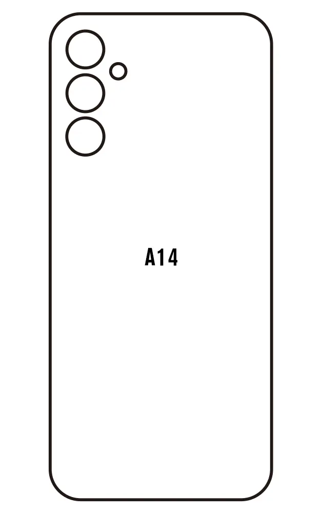 Samsung A14 5G Zadní Hydrogel ochranná fólie