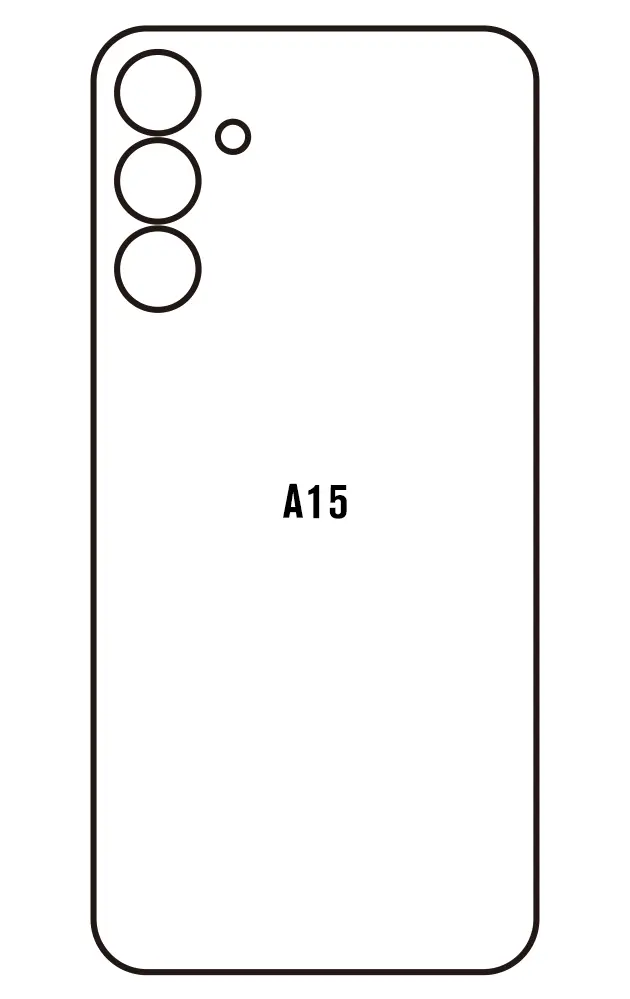 Samsung A15/A15 5G Zadní Hydrogel ochranná fólie