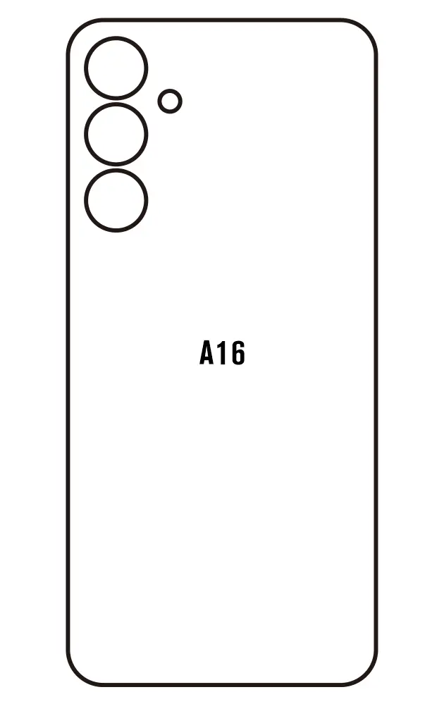Samsung A16 4G Zadní Hydrogel ochranná fólie