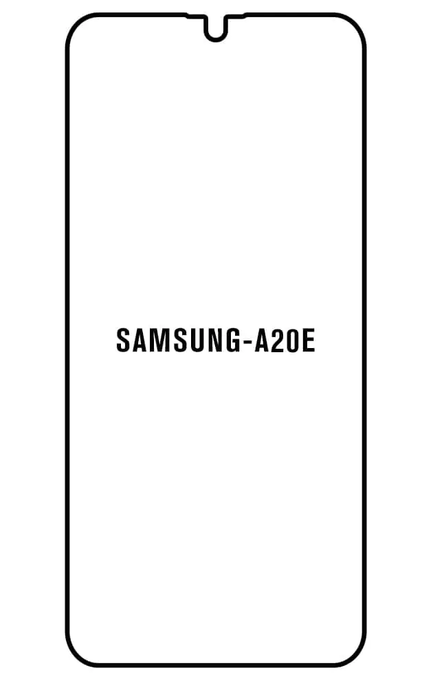 Samsung A20E Přední Hydrogel ochranná fólie