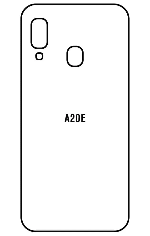 Samsung A20E Zadní Hydrogel ochranná fólie