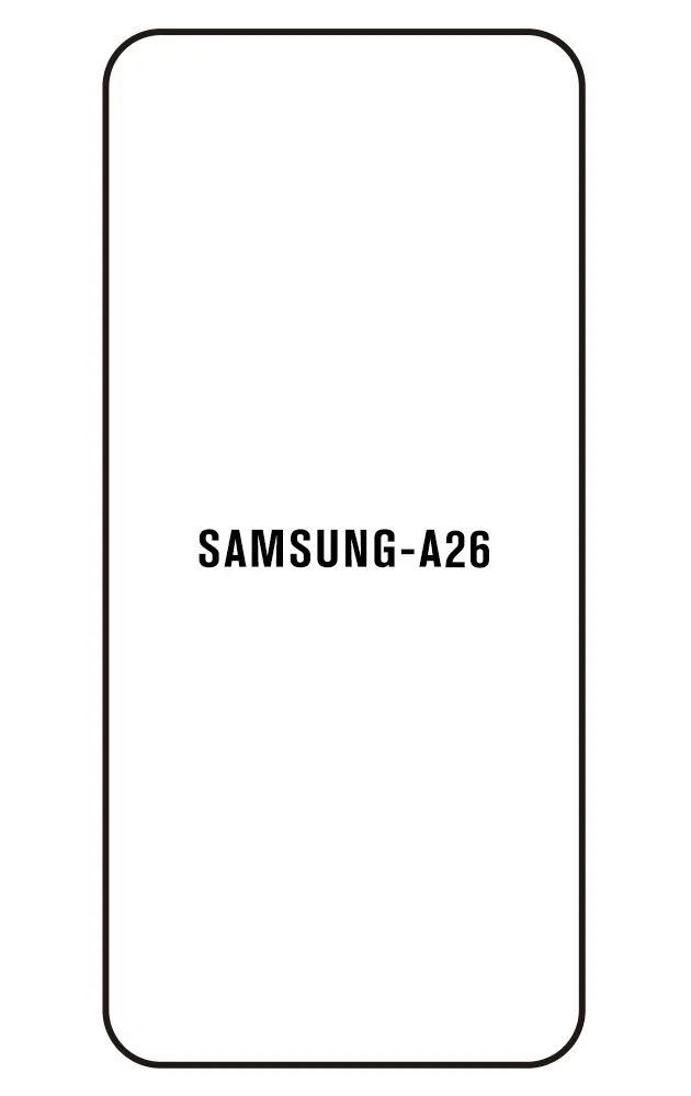 Samsung A26 5G Přední Hydrogel ochranná fólie