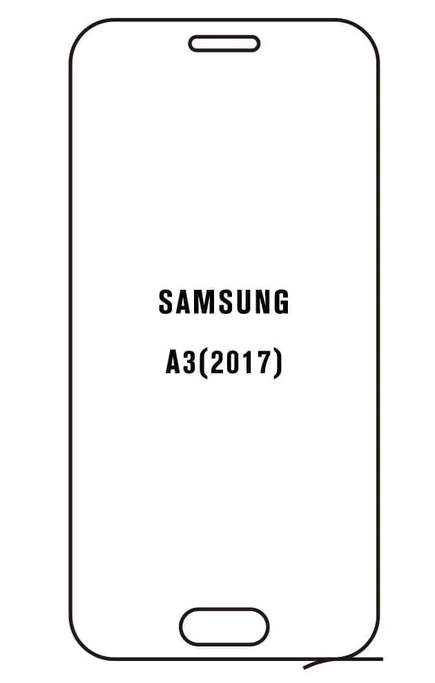 Samsung A3 2017 Přední Hydrogel ochranná fólie